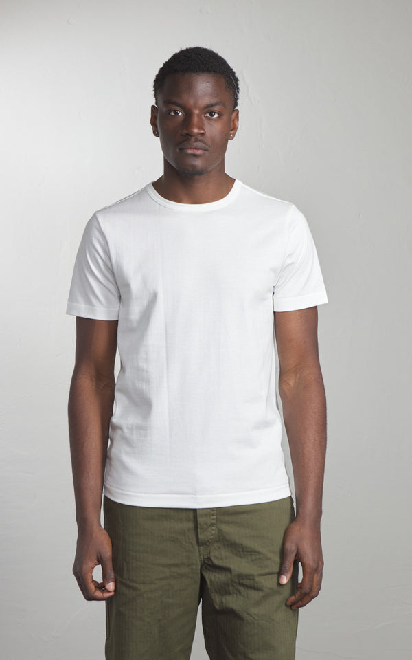Merz b. Schwanen 215 Heavyweight Crew Neck Tee White