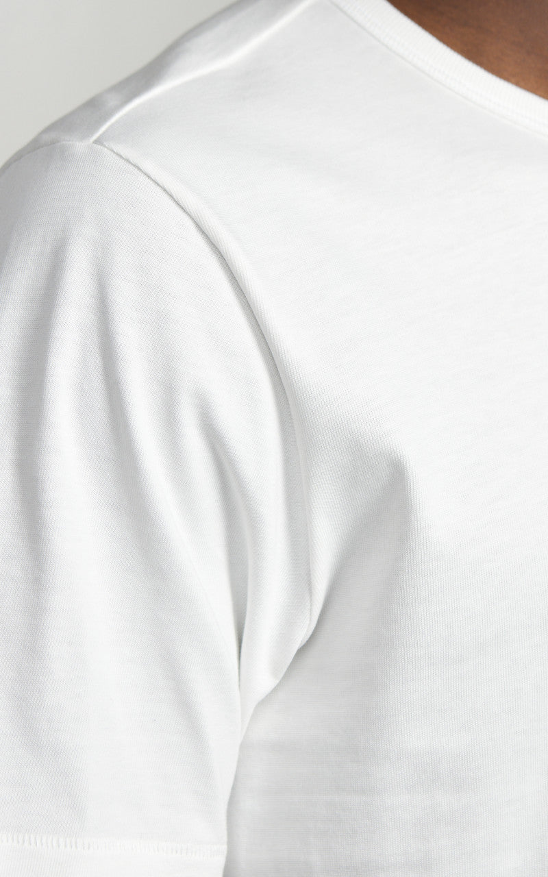 Merz b. Schwanen 2M15P Sturdy Jersey Pocket T-Shirt White