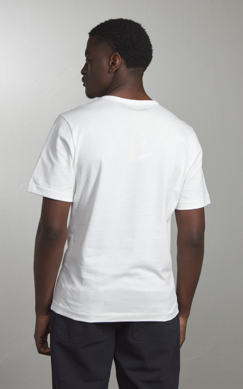 Merz b. Schwanen 2M15P Sturdy Jersey Pocket T-Shirt White