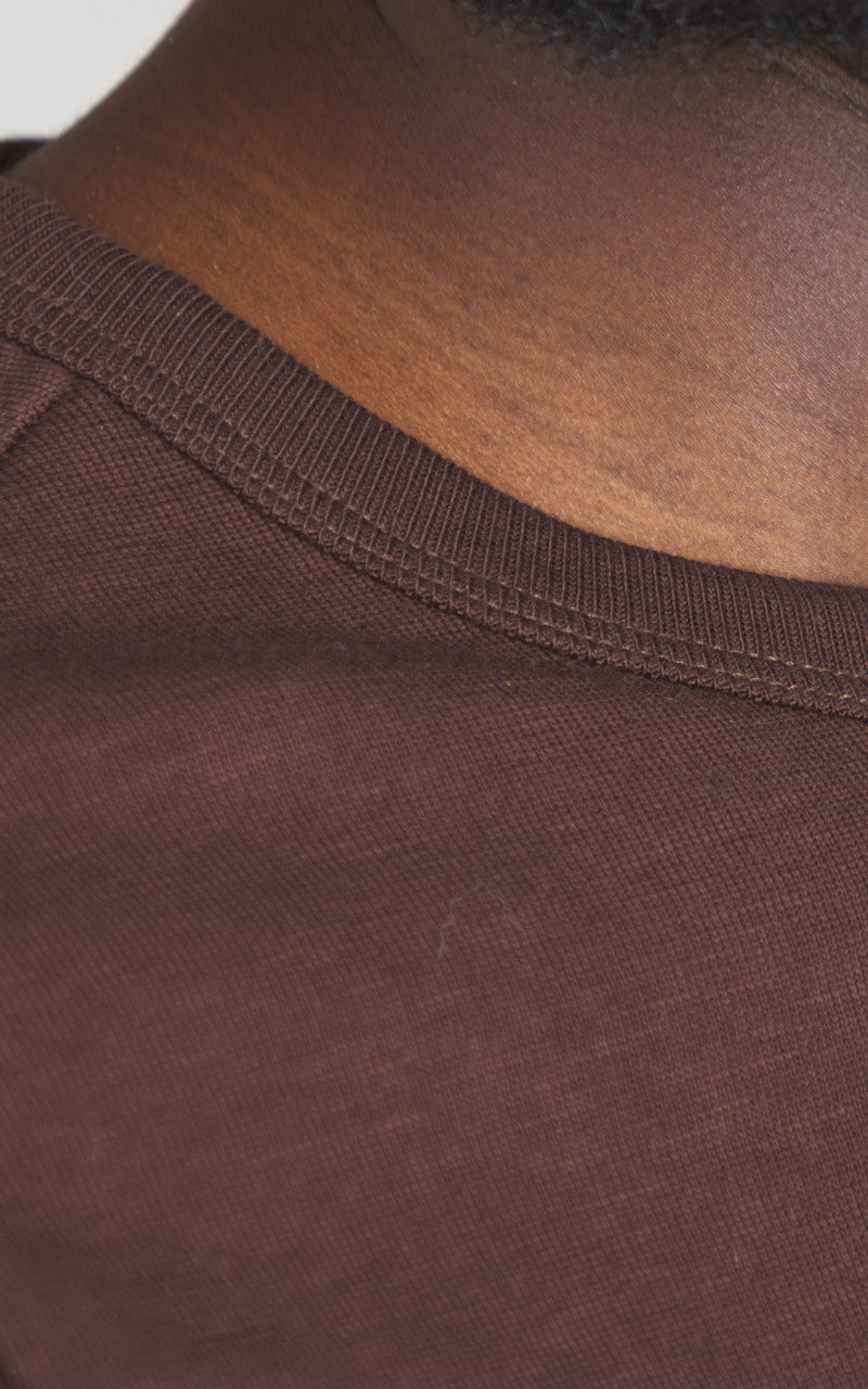 Merz b. Schwanen 2S14 Crew Neck Tee Coffee