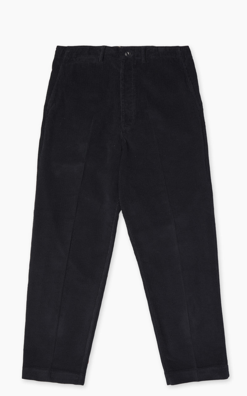 Merz b. Schwanen CHINO01C Corduroy Chino Relaxed Fit Deep Black