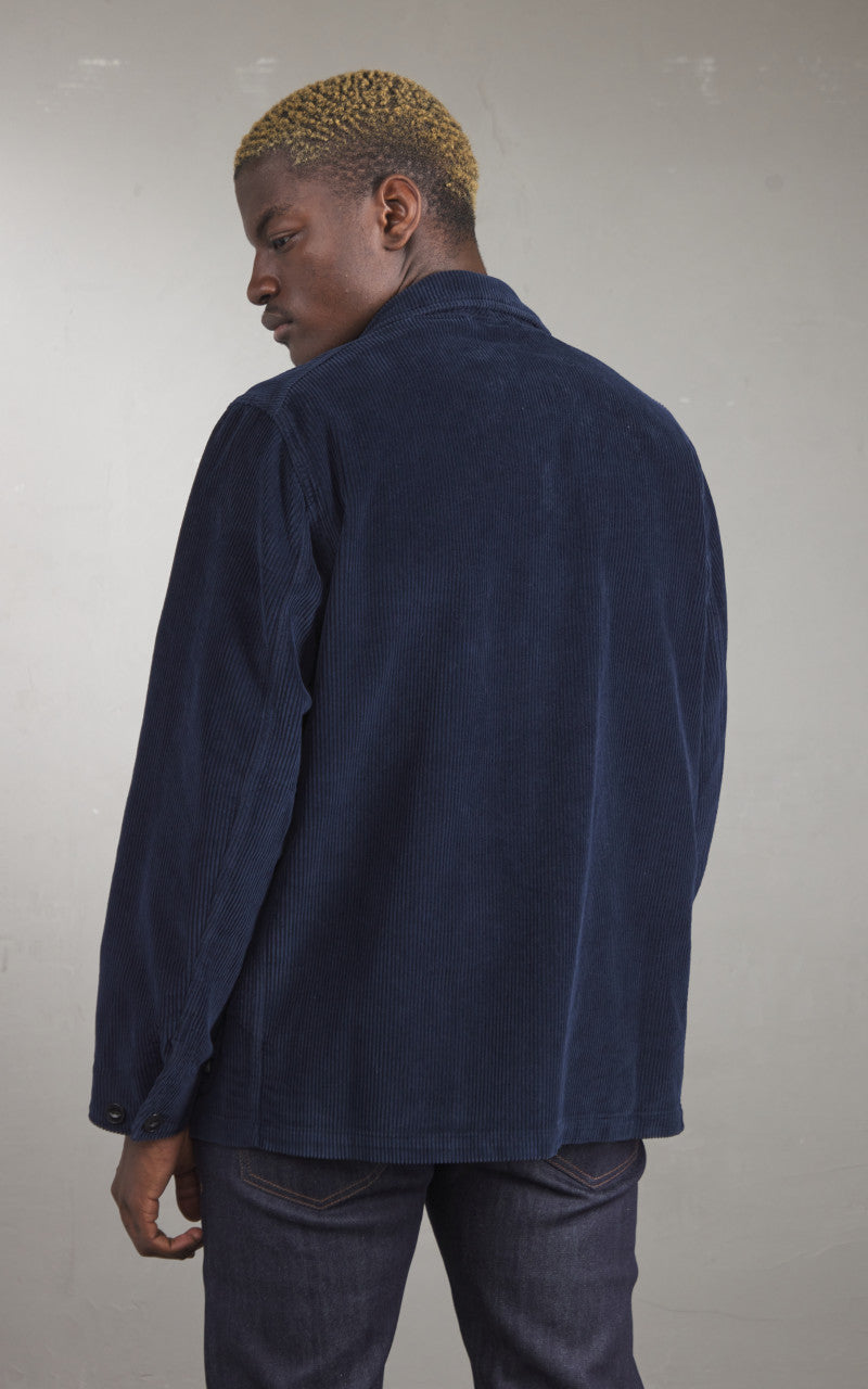 Merz b. Schwanen JKT03C Corduroy Jacket Dark Navy