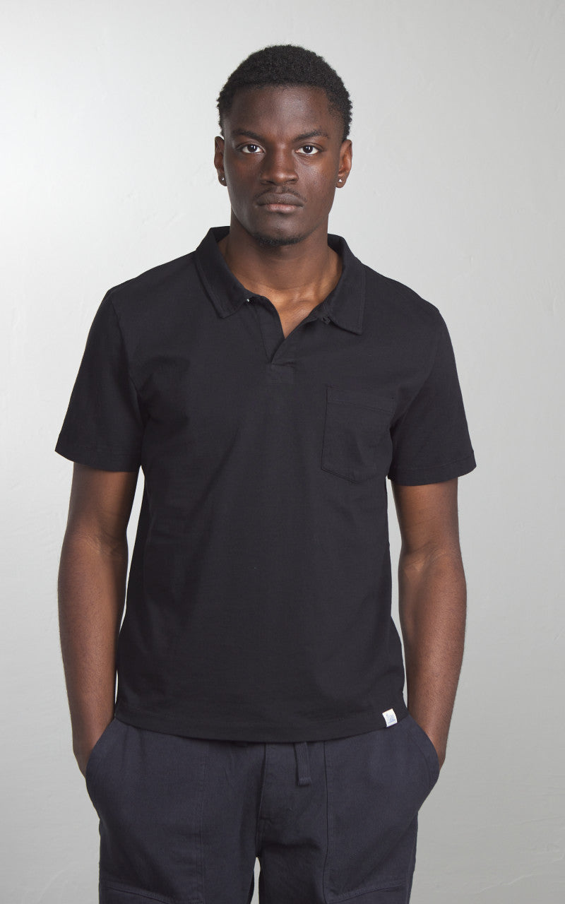 Merz b. Schwanen POLO01 Polo Tee Black