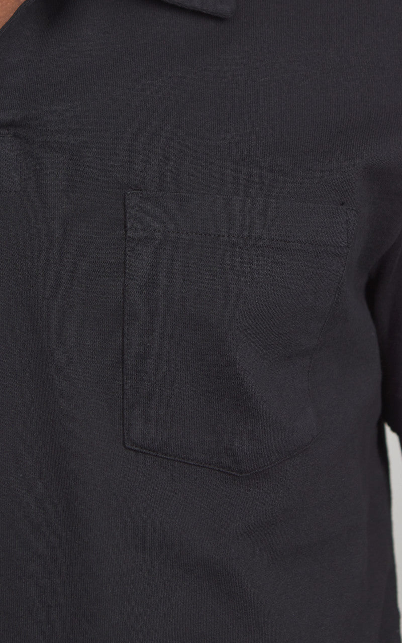 Merz b. Schwanen POLO01 Polo Tee Black