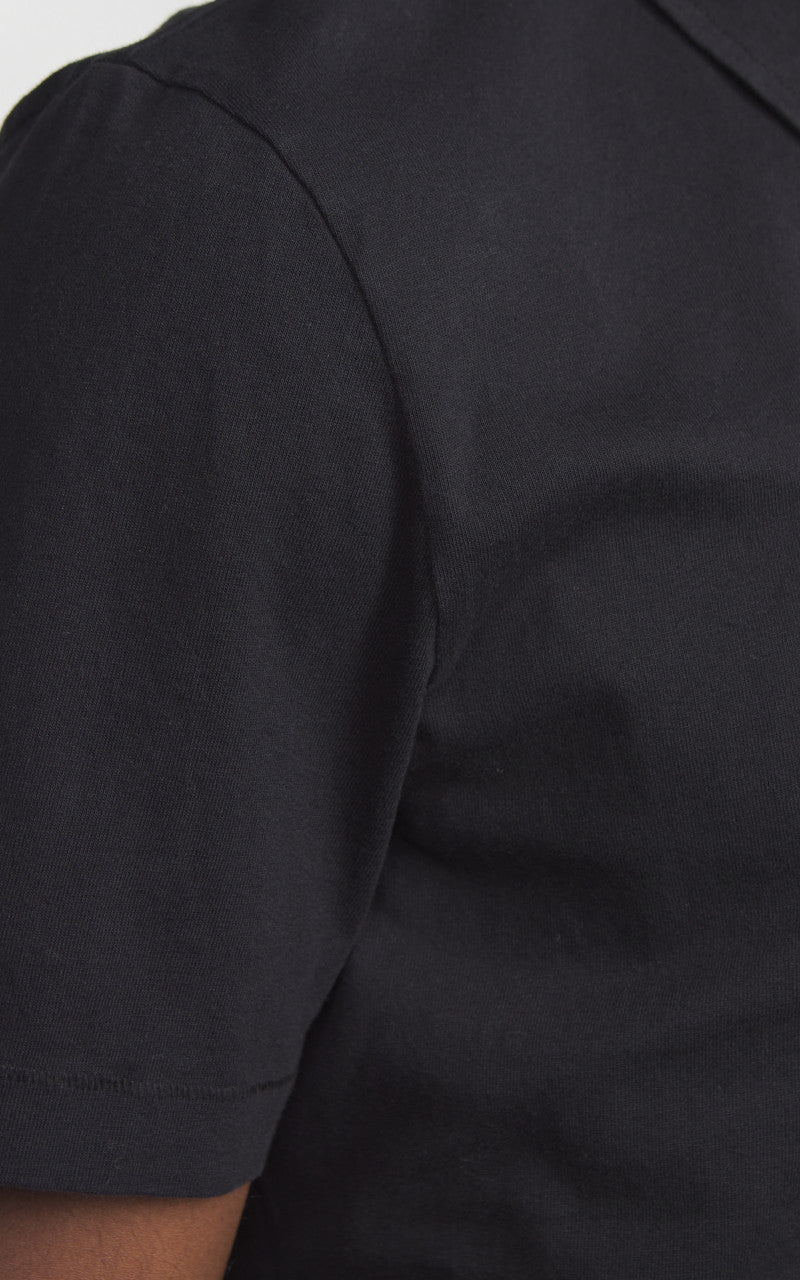 Merz b. Schwanen POLO01 Polo Tee Black