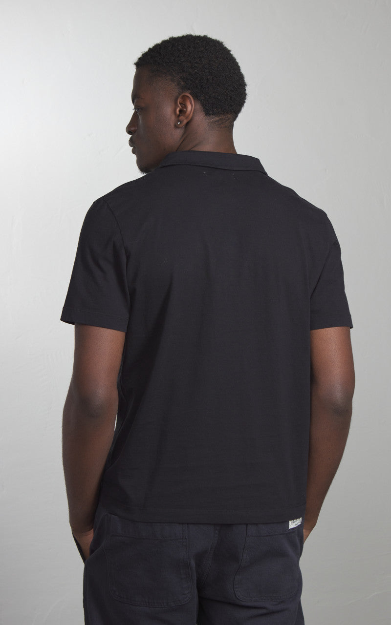 Merz b. Schwanen POLO01 Polo Tee Black