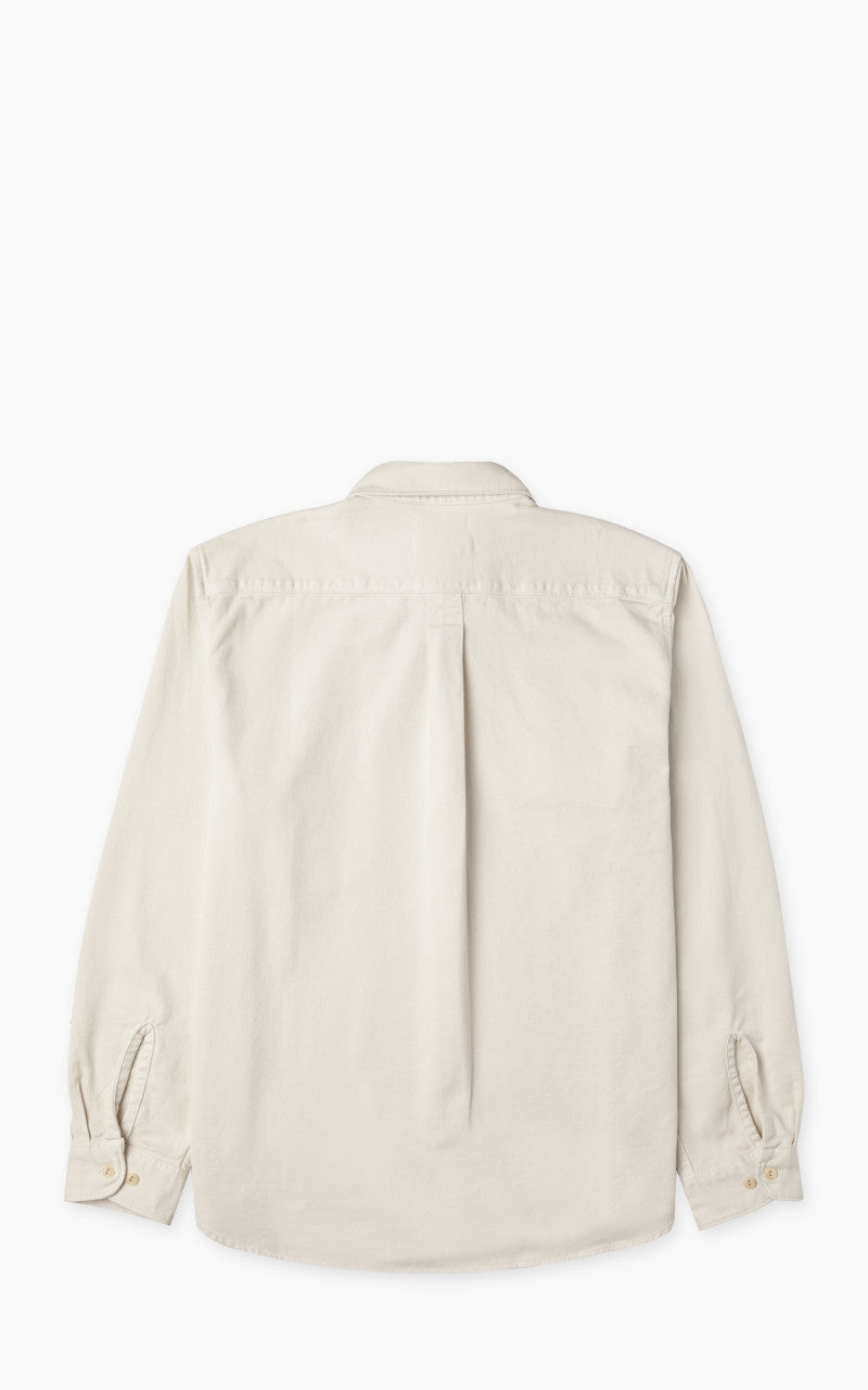 Merz b. Schwanen SHIRT01T Relaxed Fit Broken Twill Shirt Nature