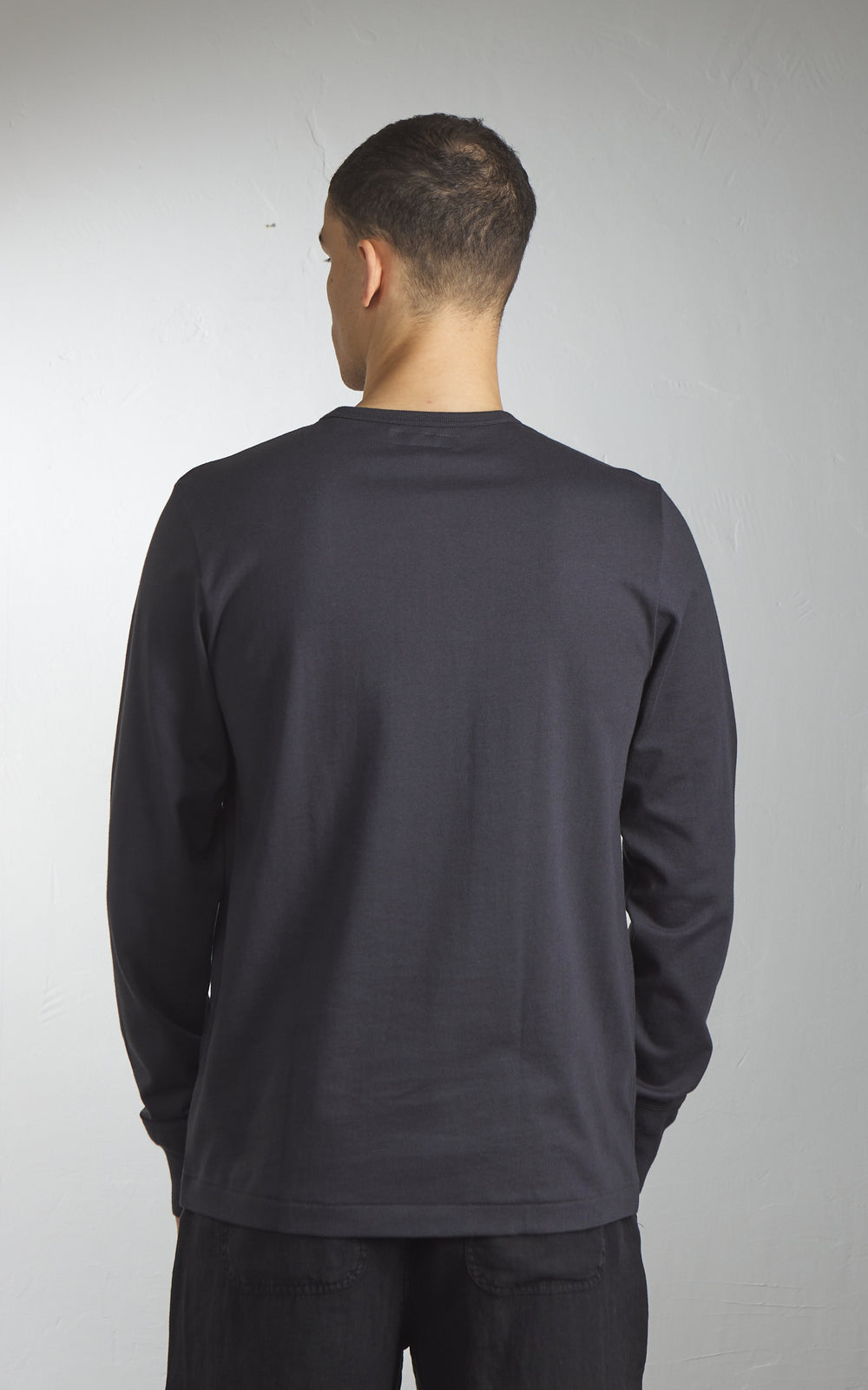 Merz b. Schwanen 2M06 Vintage Machine Refined Longsleeve Charcoal