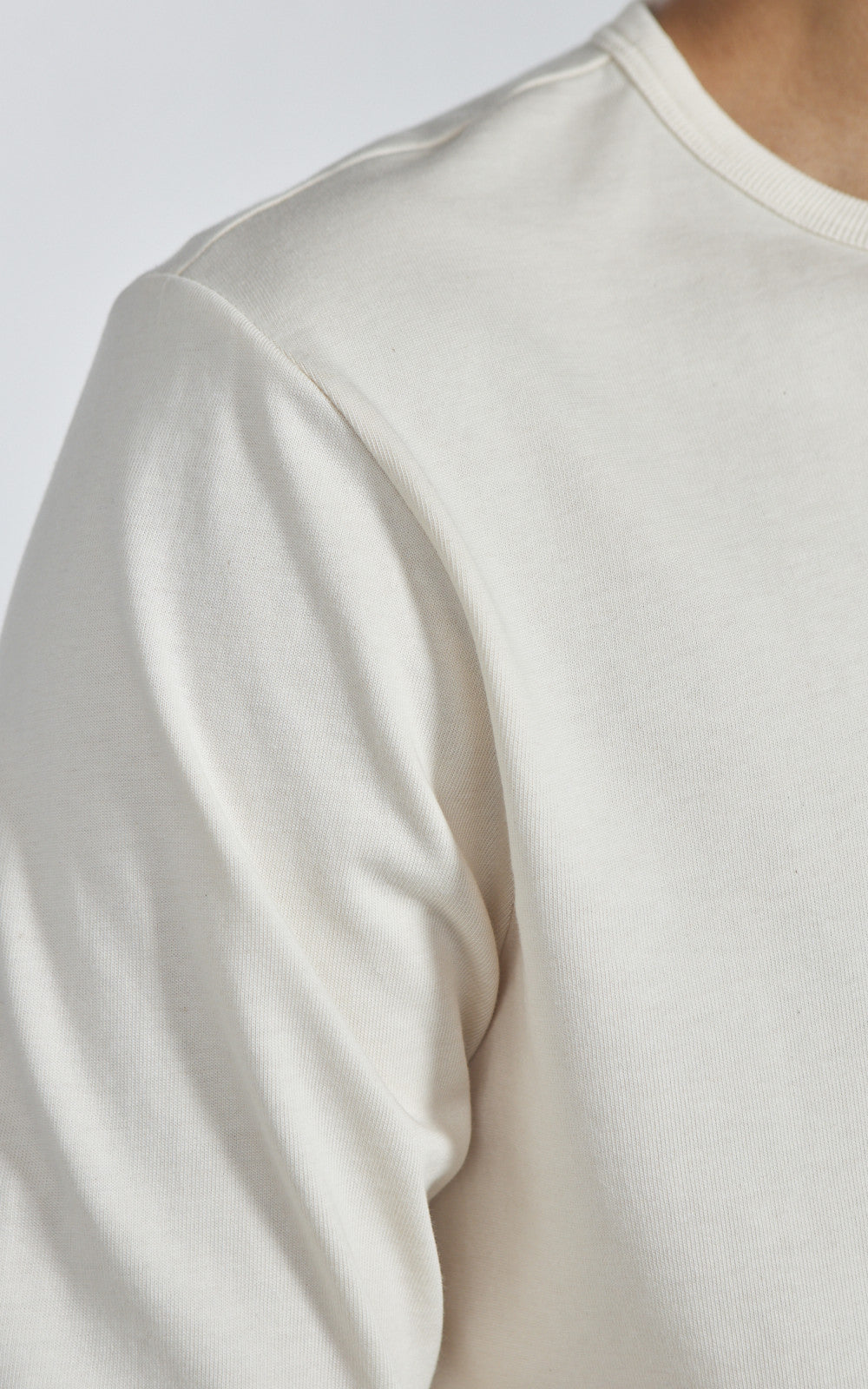 Merz b. Schwanen 2M15LS Vintage Refined Classic Fit Longsleeve T-Shirt Nature