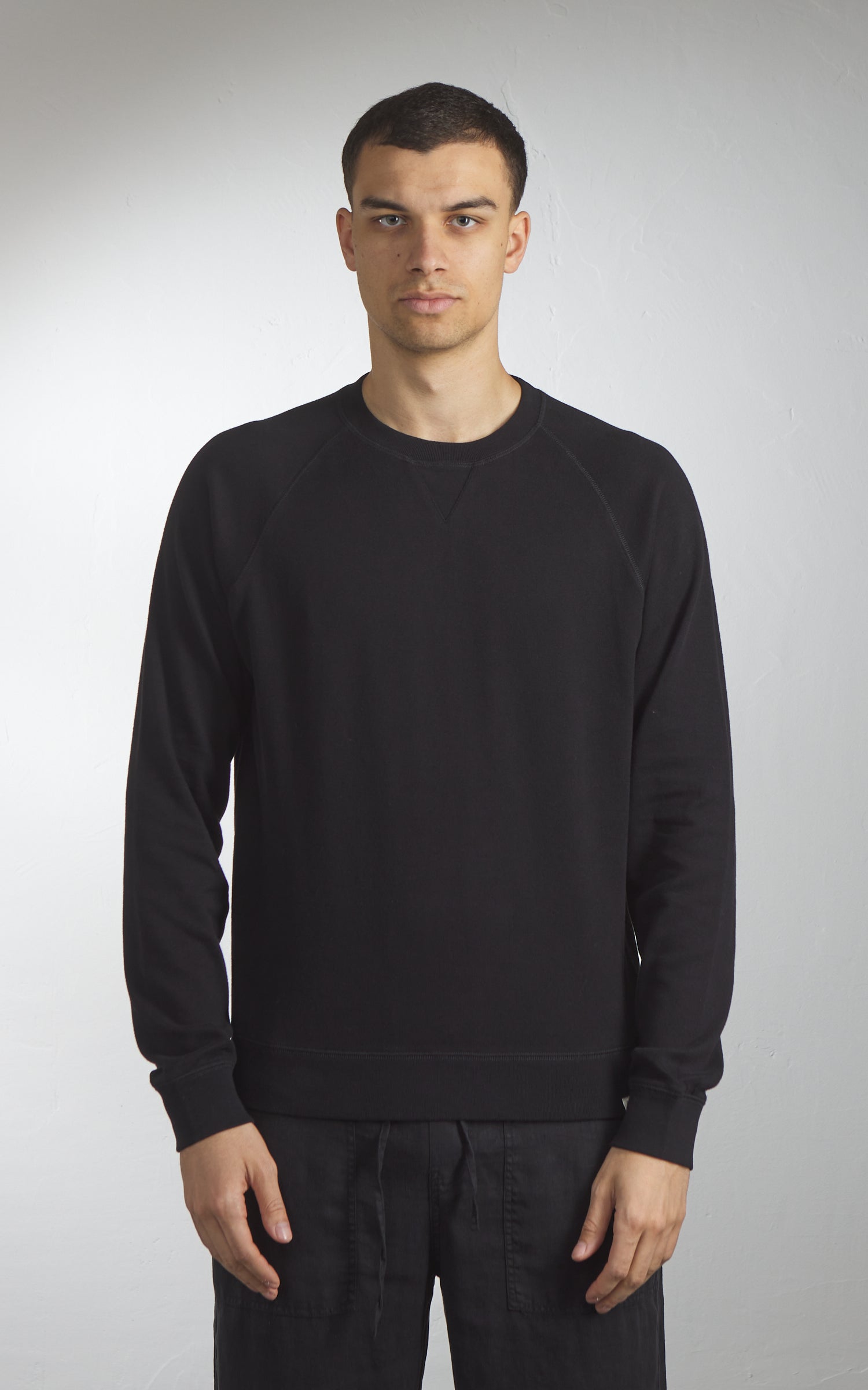 Merz b. Schwanen EASYCREW01 Sweatshirt Deep Black