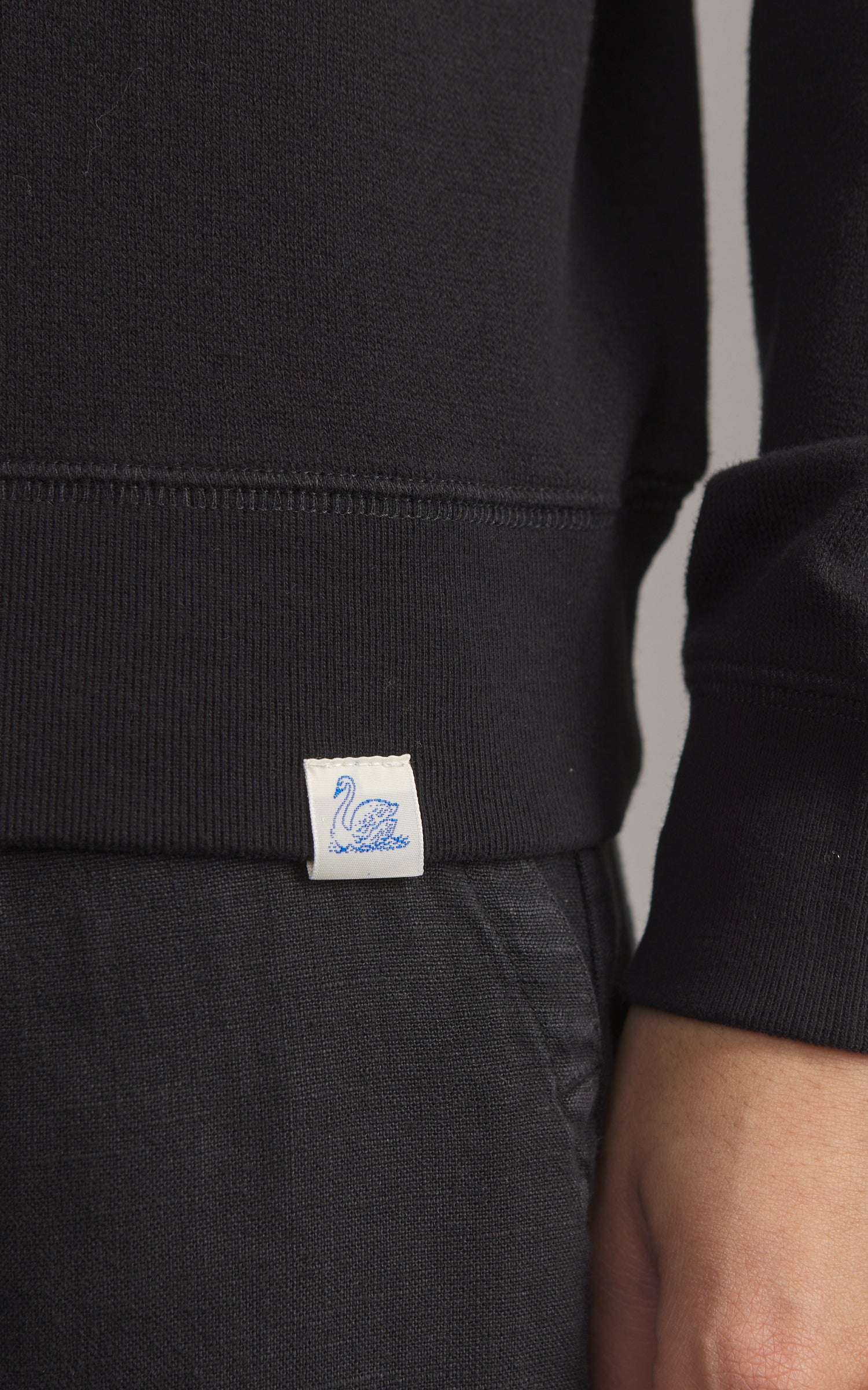 Merz b. Schwanen EASYCREW01 Sweatshirt Deep Black