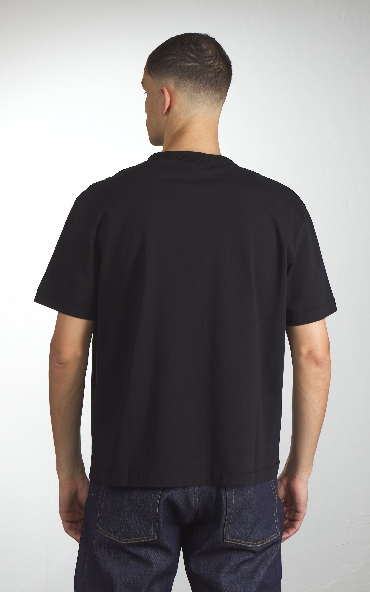 Merz b. Schwanen GHP01 Boxy Oversized T-Shirt Deep Black