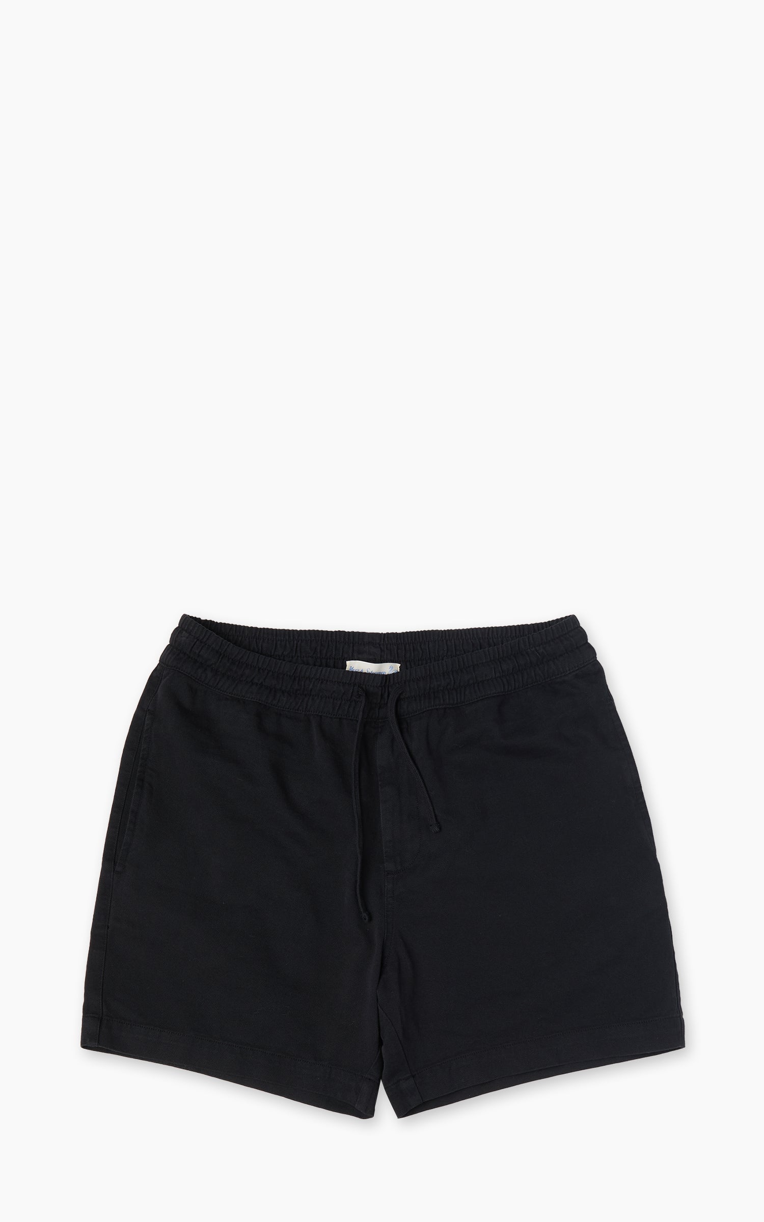 Merz b. Schwanen MALIBU01T Twill Shorts Deep Black