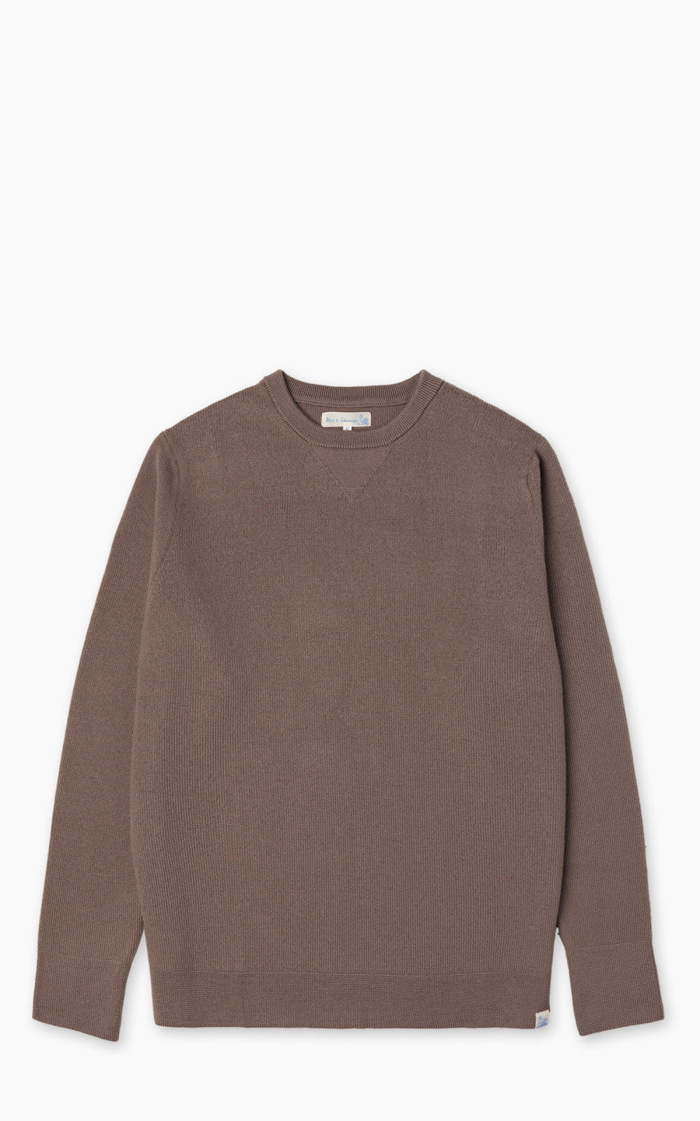 Merz b. Schwanen MWCC01 Classic Crew Merino Pullover Grain