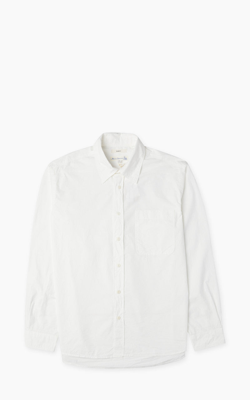 Merz b. Schwanen SHIRT01 Relaxed Fit Shirt White