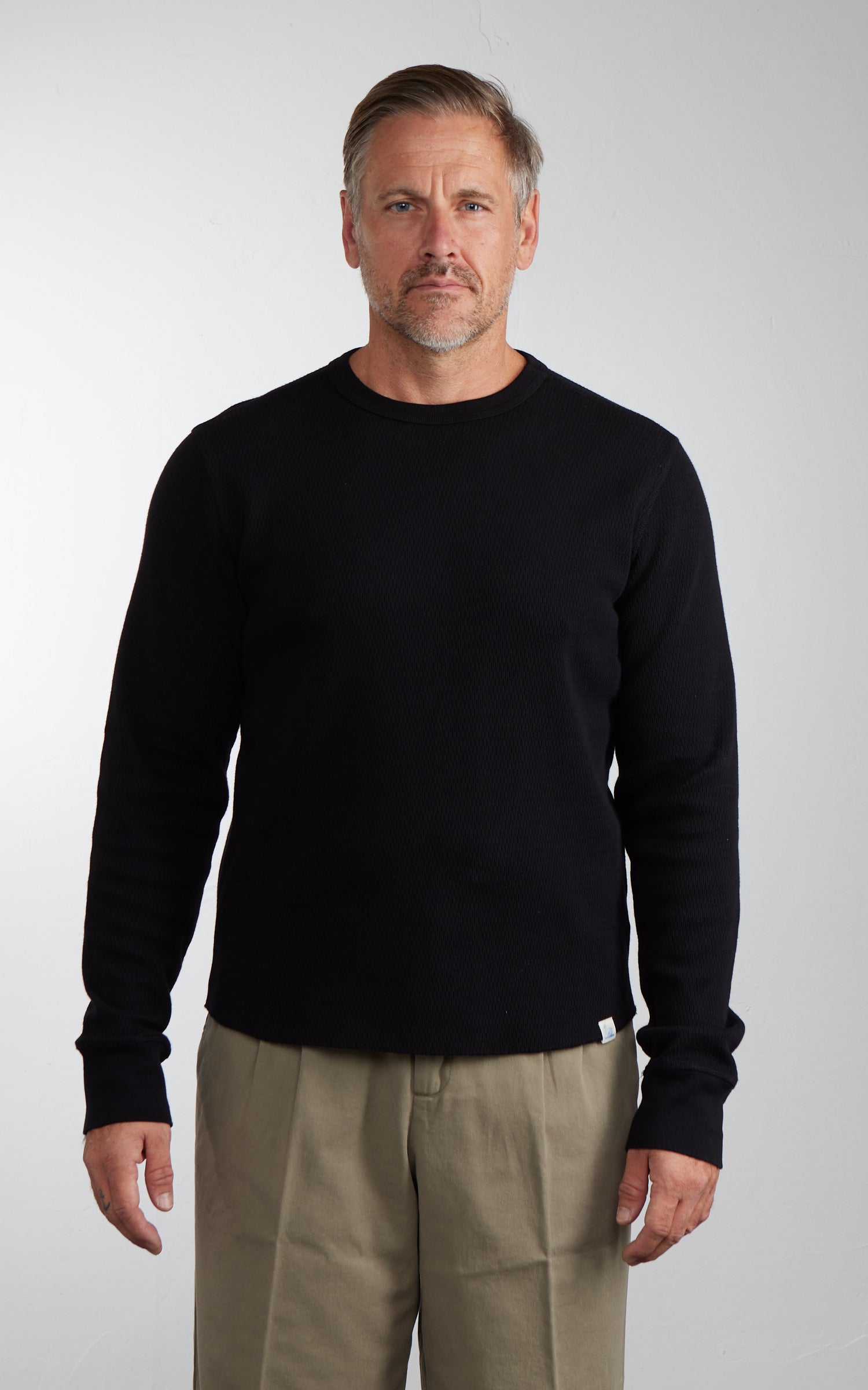Merz b. Schwanen THERMAL01 Long Sleeve Deep Black