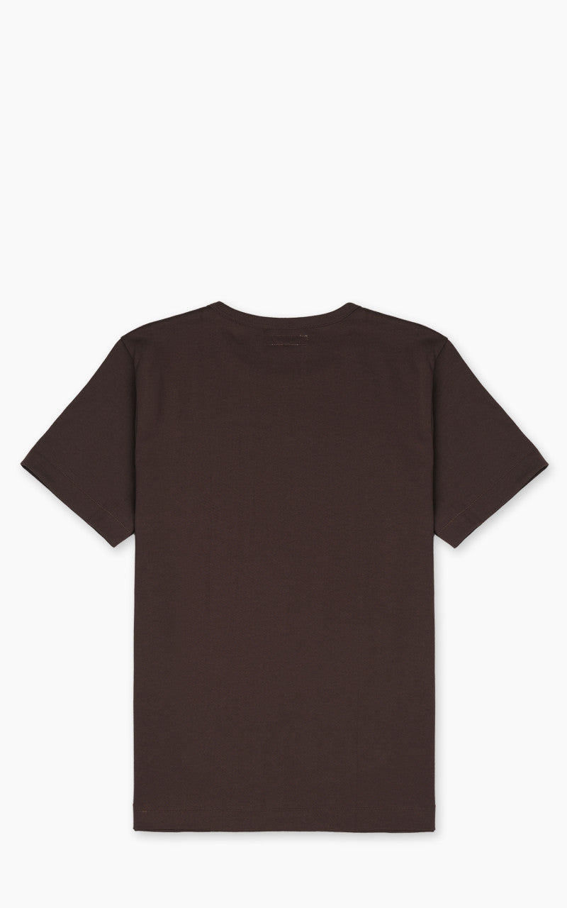 Merz b. Schwanen 215 Heavyweight Crew Neck Tee Coffee