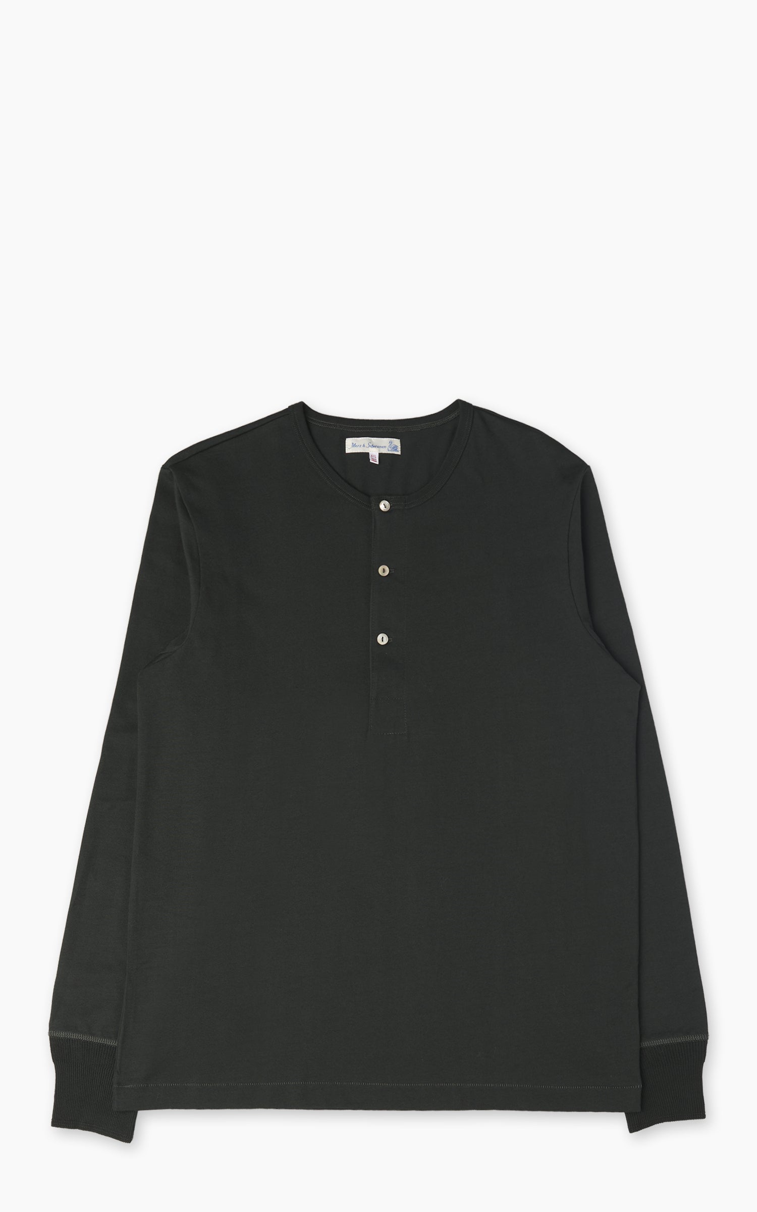 Merz b. Schwanen 2M06 Vintage Machine Refined Longsleeve Forest