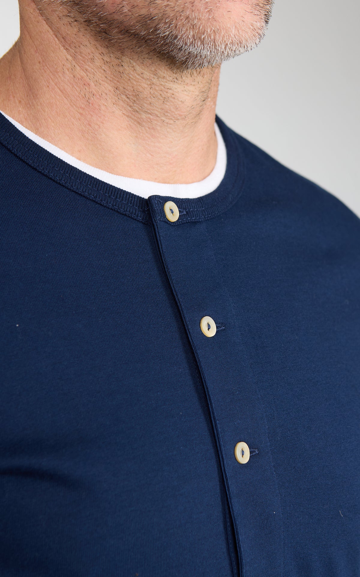 Merz b. Schwanen 2M06 Vintage Machine Refined Longsleeve Ink Blue