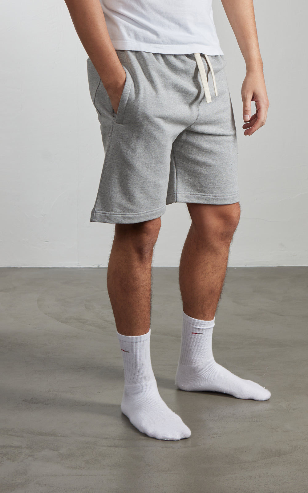 Merz b. Schwanen 356 Sweat Shorts Grey Melange