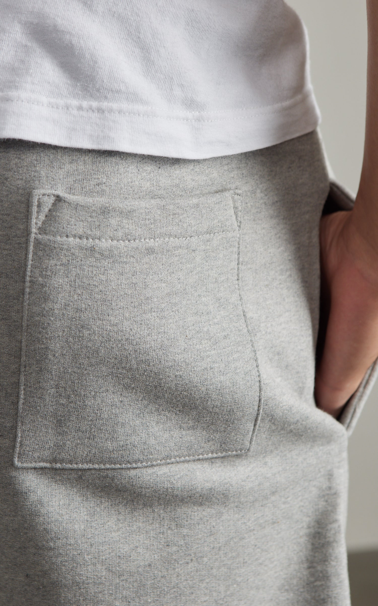 Merz b. Schwanen 356 Sweat Shorts Grey Melange