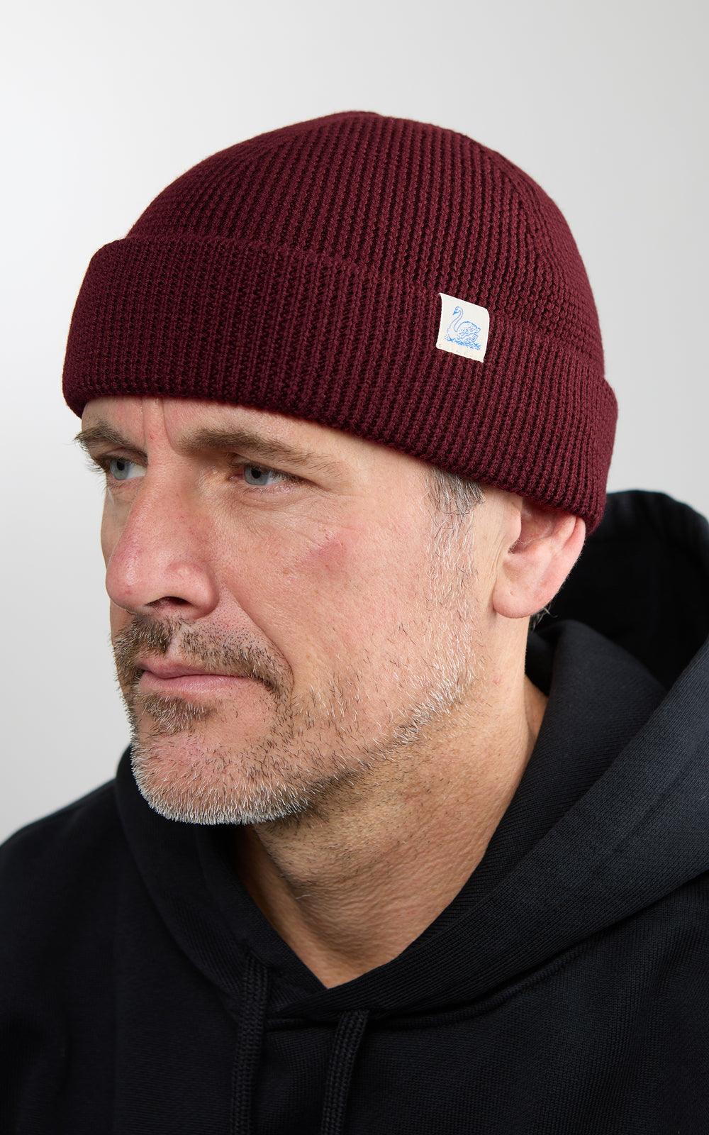Merz b. Schwanen MWBN05 Merino Beanie Burgundy