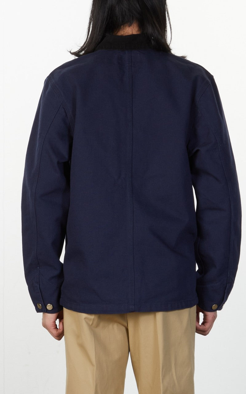 Carhartt WIP Michigan Coat Dark Navy/Black Rinsed