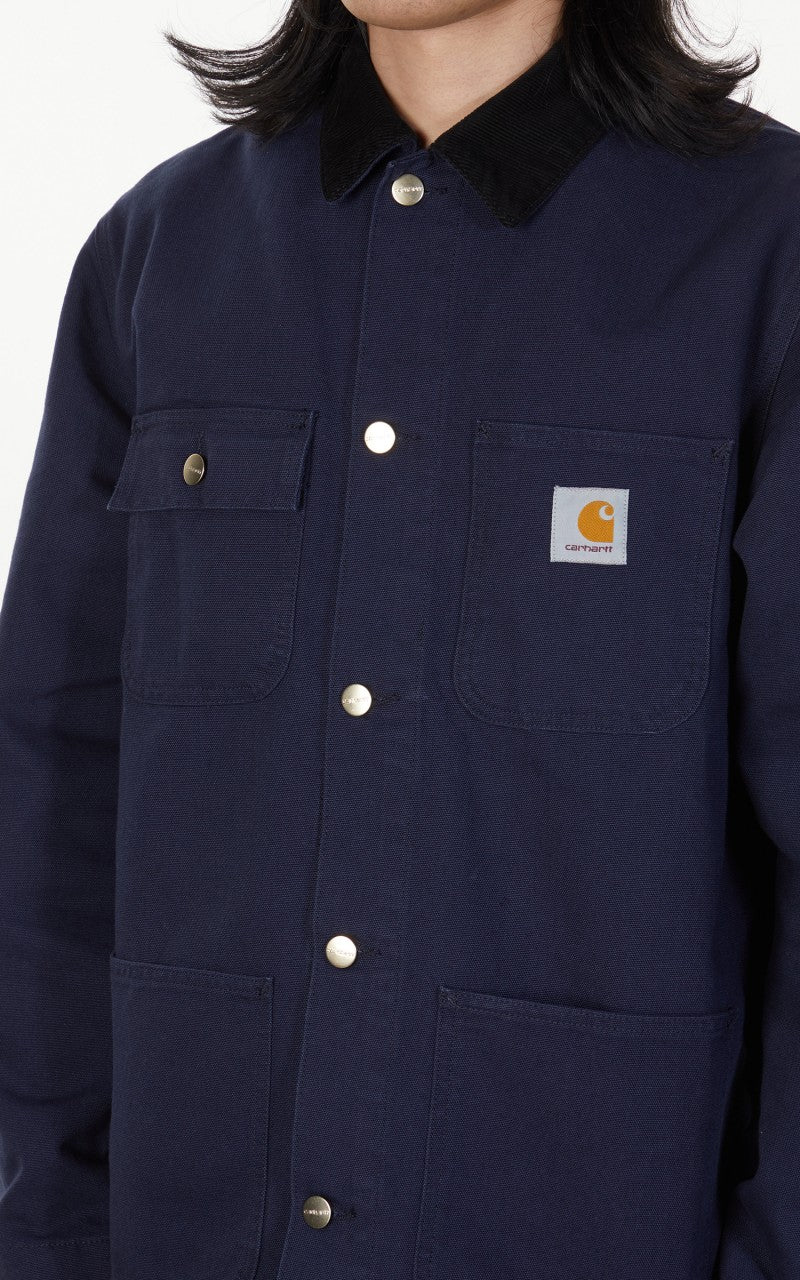 Carhartt WIP Michigan Coat Dark Navy/Black Rinsed