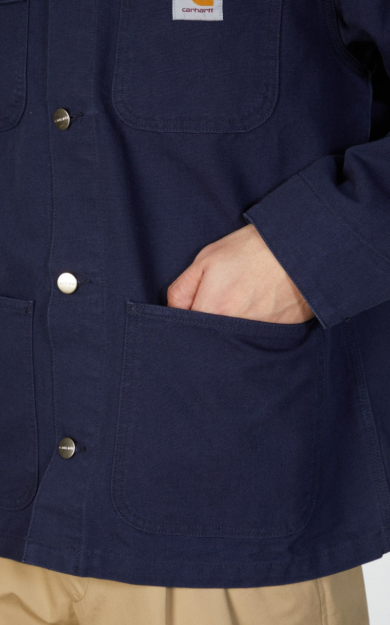 Carhartt WIP MICHIGAN COAT ネイビー Carhartt WIP Michigan Coat Dark Navy/Black Rinsed