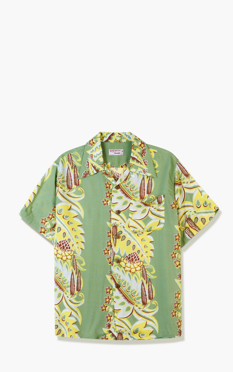 Pike Brothers 1947 Albert Shirt Lanai Green
