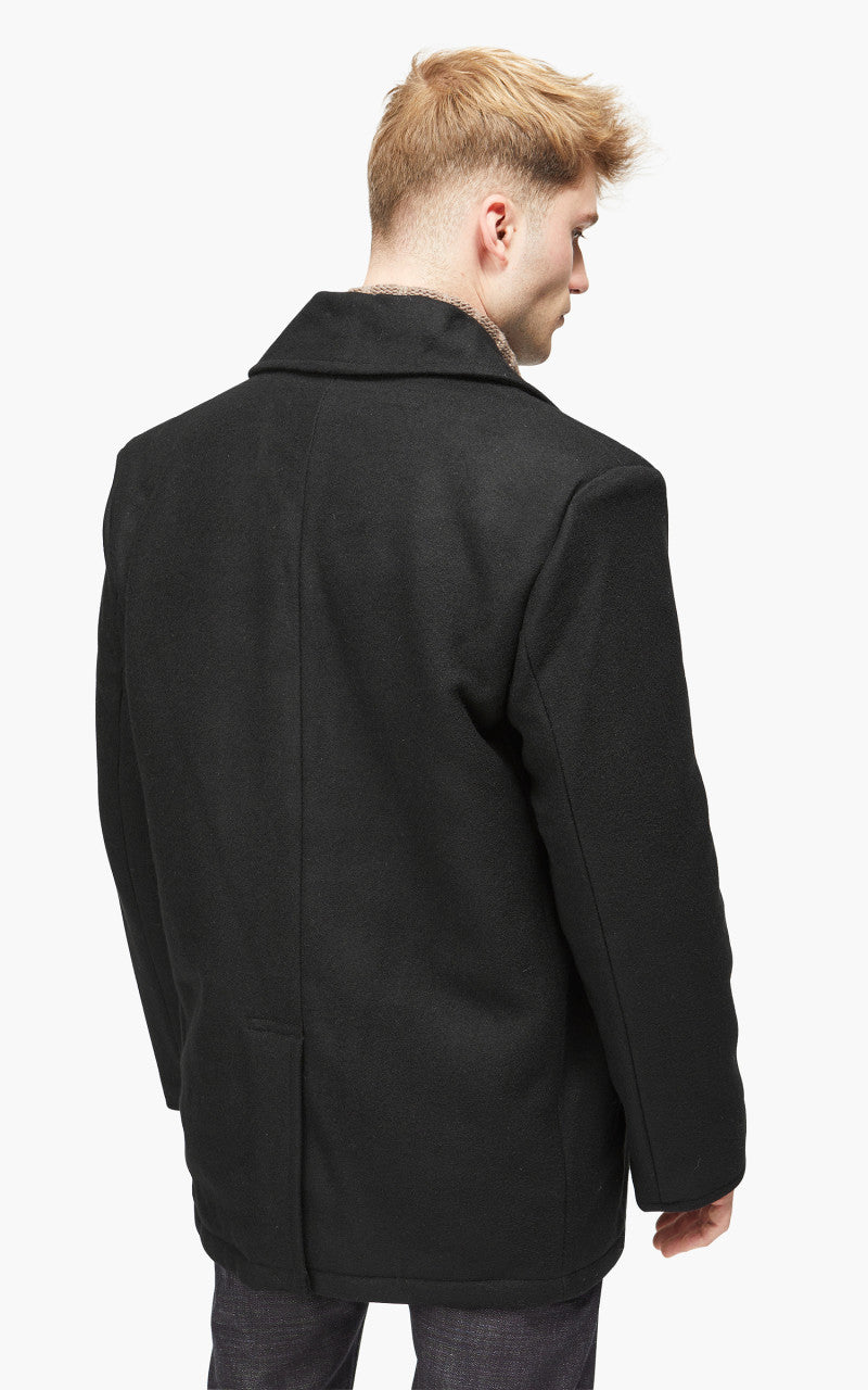 Military Surplus US Navy Pea Coat Black