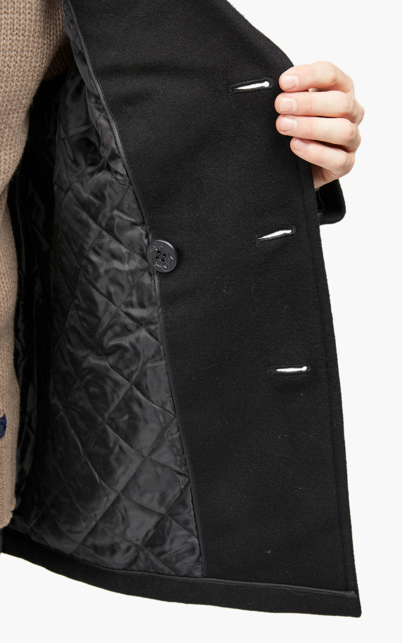 Military Surplus US Navy Pea Coat Black