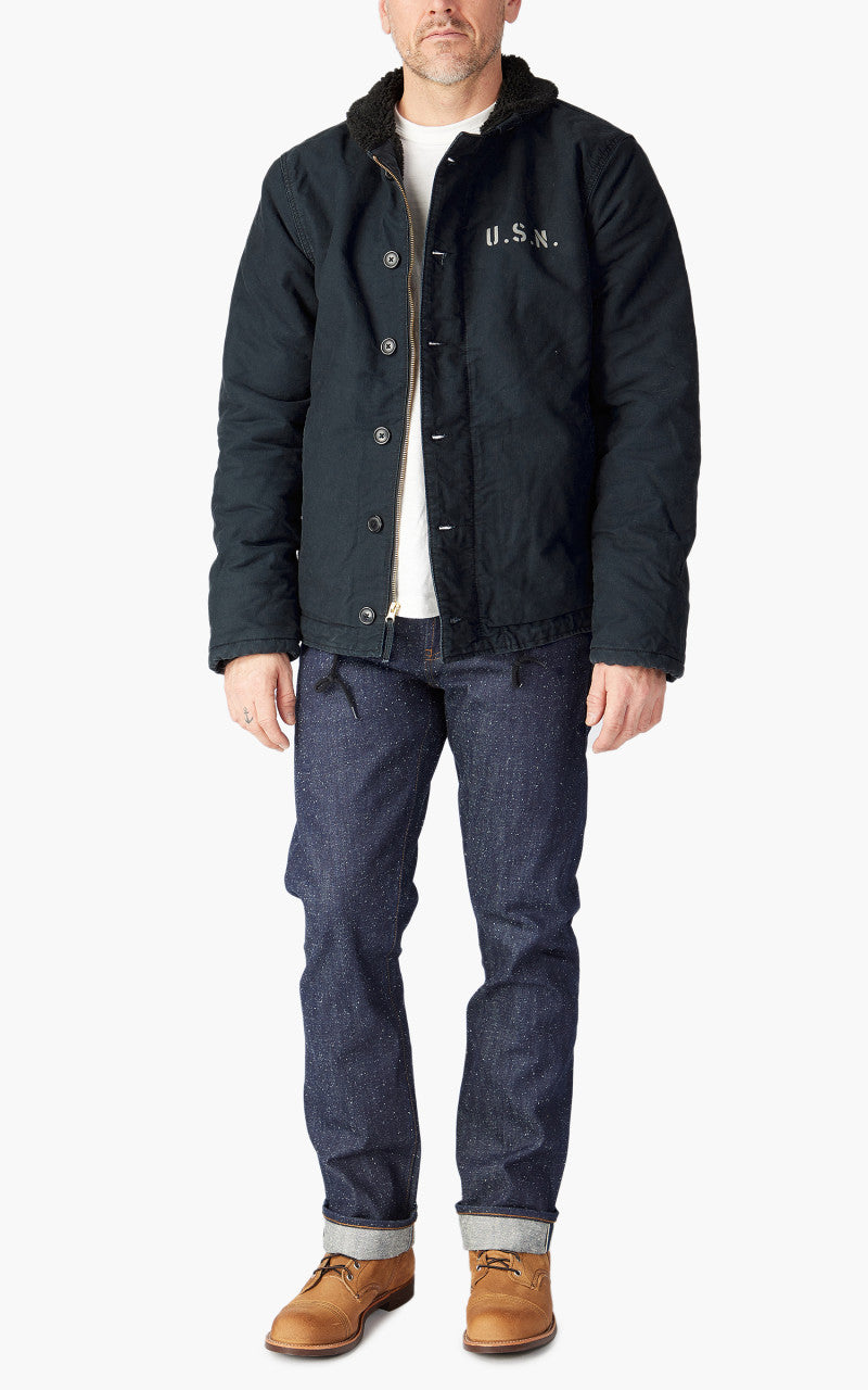 Military Surplus N-1 Deck Jacket Dark Blue