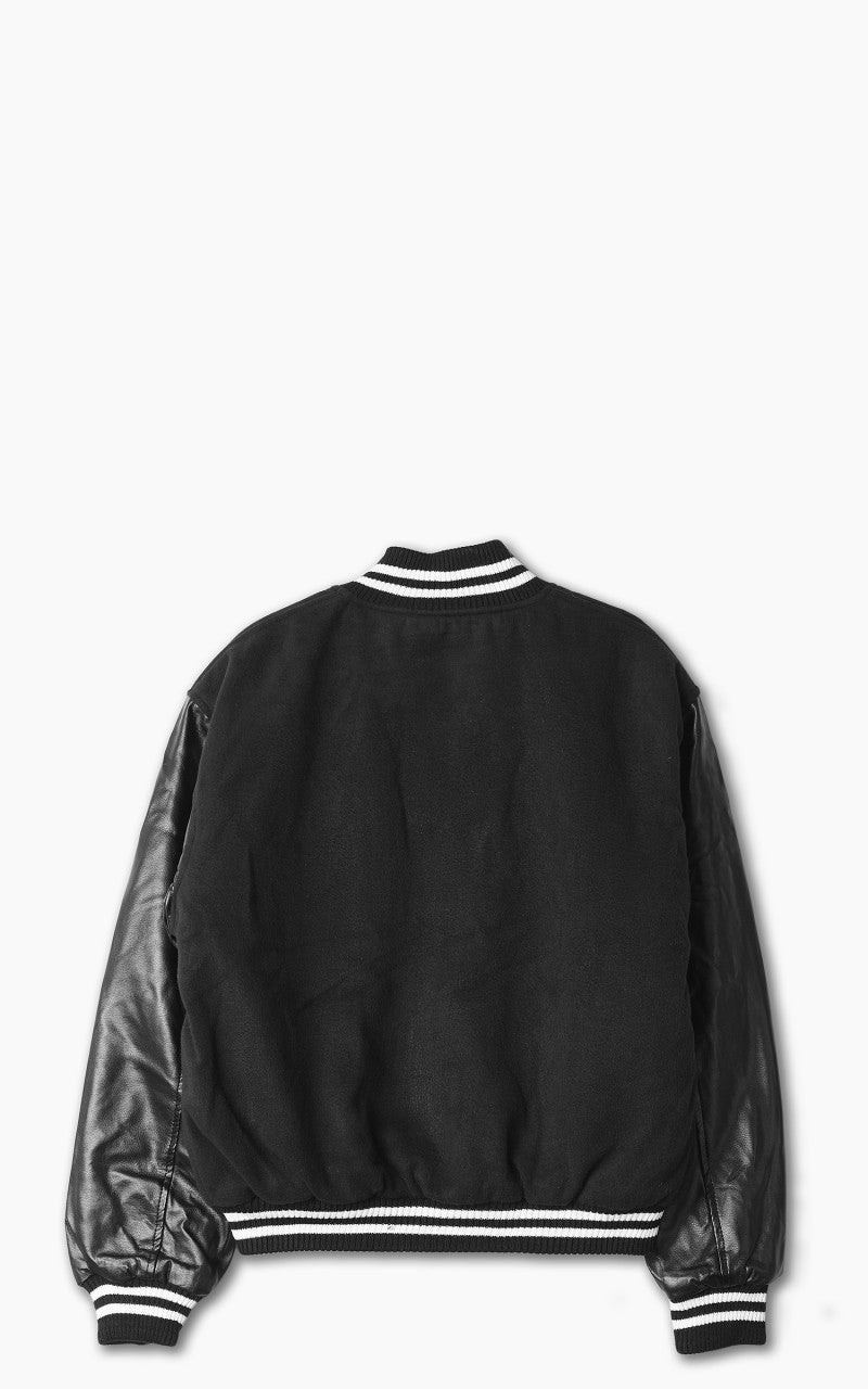 Military Surplus Varsity Jacket Black/Black