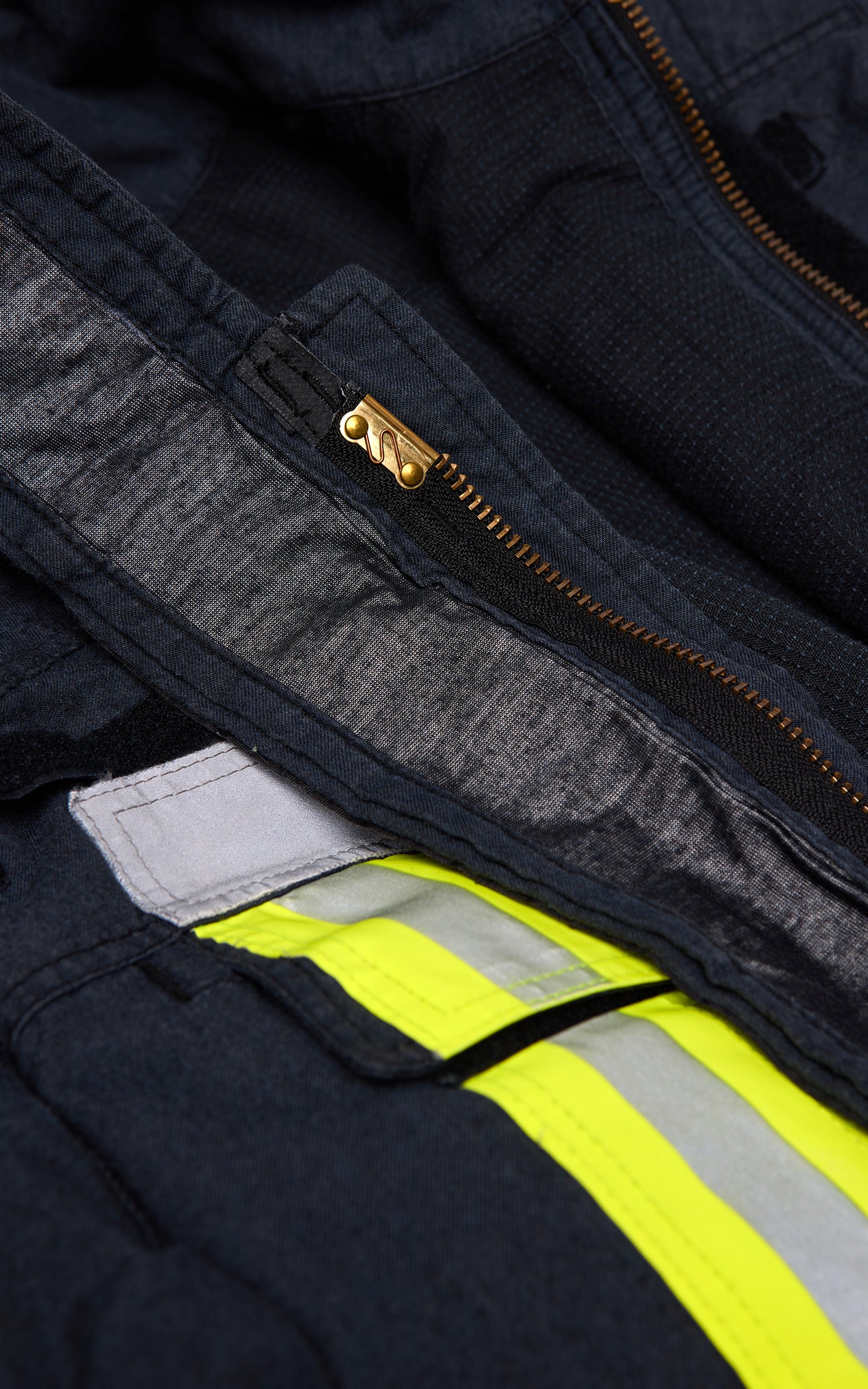 Military Surplus BW Fire Department Protective Jacket GORE-TEX® Used Dark Blue