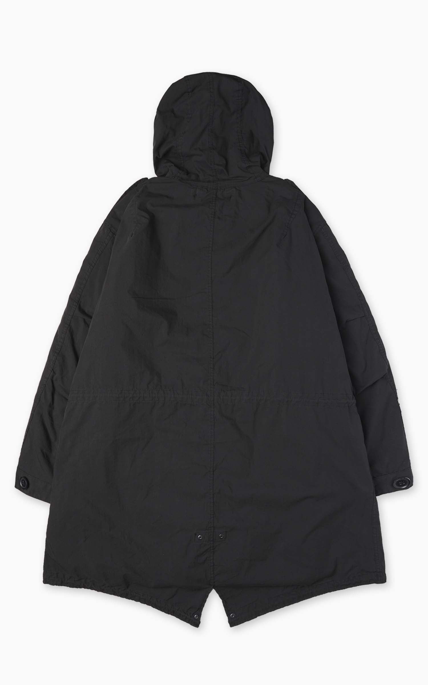 Military Surplus US M51 Fishtail Parka "O-Bleached" Black by 140FAHRENHEIT
