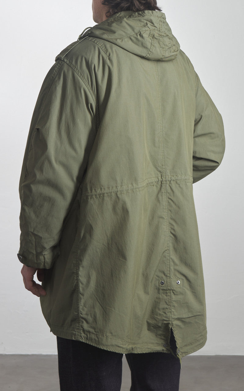 Military Surplus US M51 Fishtail Parka Vintage Washed Olive