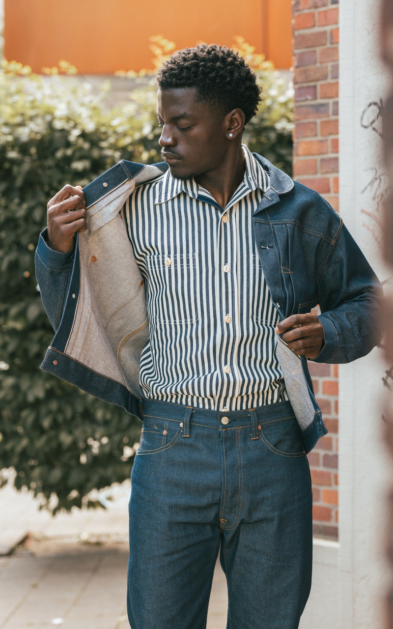 Mister Freedom Ranch Blouse Cone Denim Unwashed Indigo