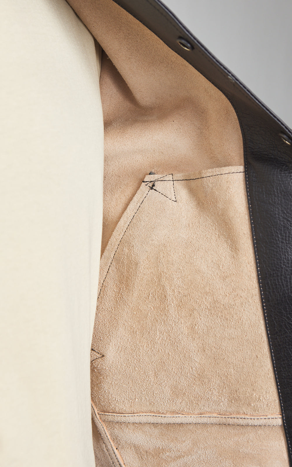 Mister Freedom Campus "Stud" Jacket Leather Black