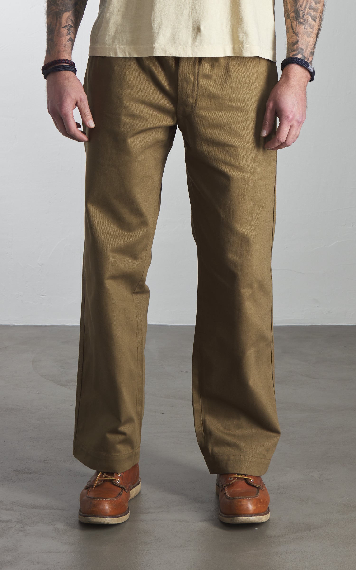 Mister Freedom Diggers Trousers Katsuragi Drill Brown