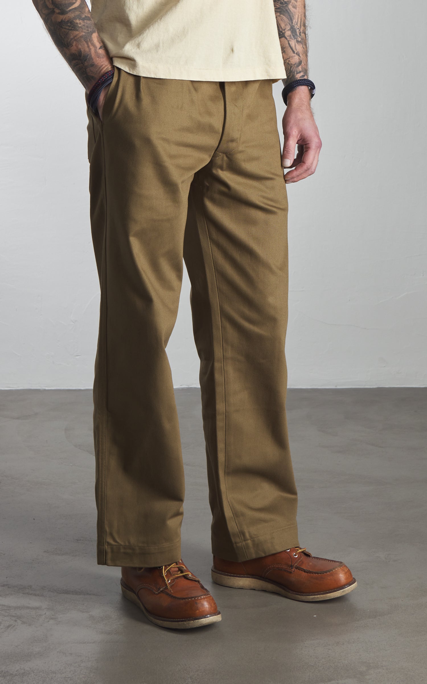 Mister Freedom Diggers Trousers Katsuragi Drill Brown