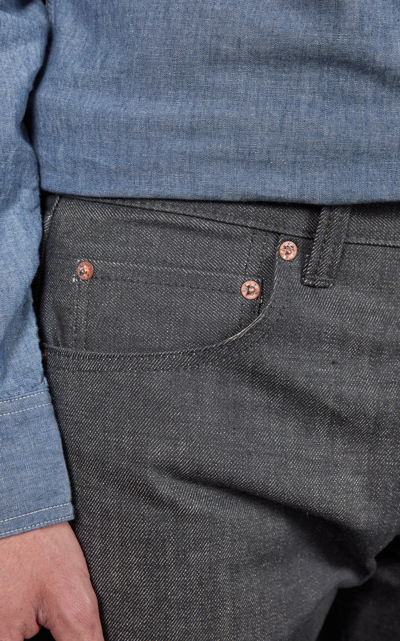 Momotaro Jeans 0306-70G Selvedge Grey Denim 14oz