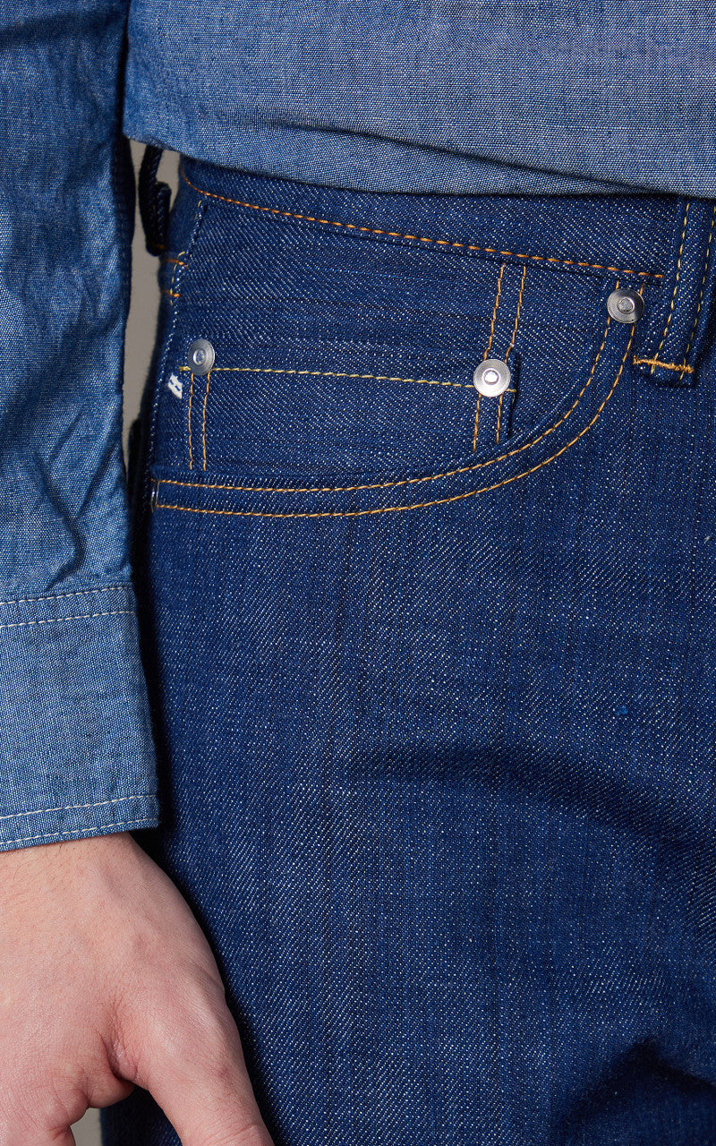 Momotaro Jeans 0405-AI Ultimate Natural Indigo Denim 13.5oz