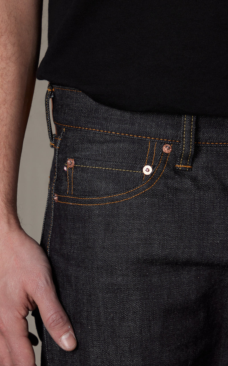 Momotaro Jeans 0405-V Selvedge Denim High Tapered Indigo 15.7oz