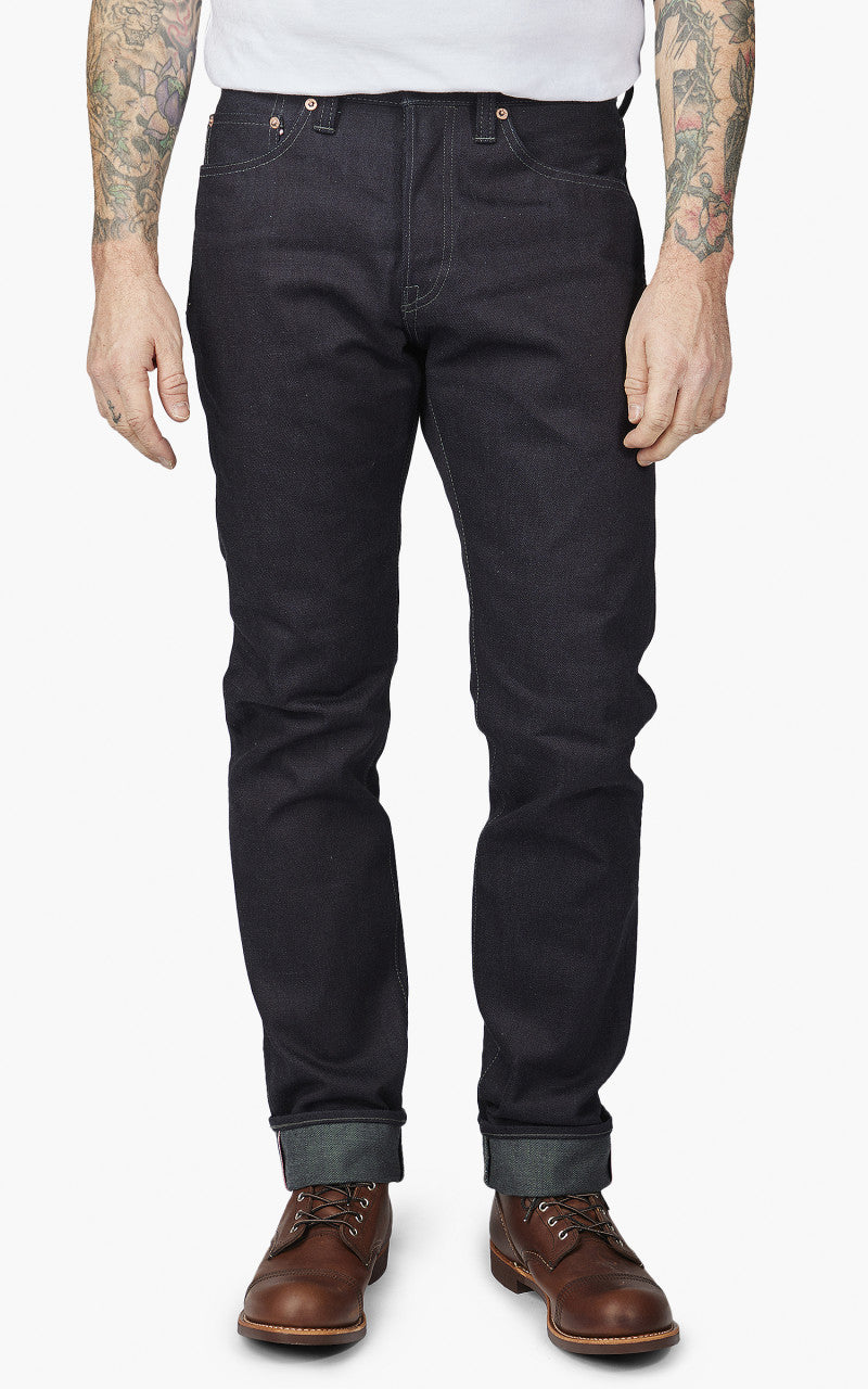 Momotaro Jeans 0605-52GSP Indigo x Grey Double Face Denim 18oz