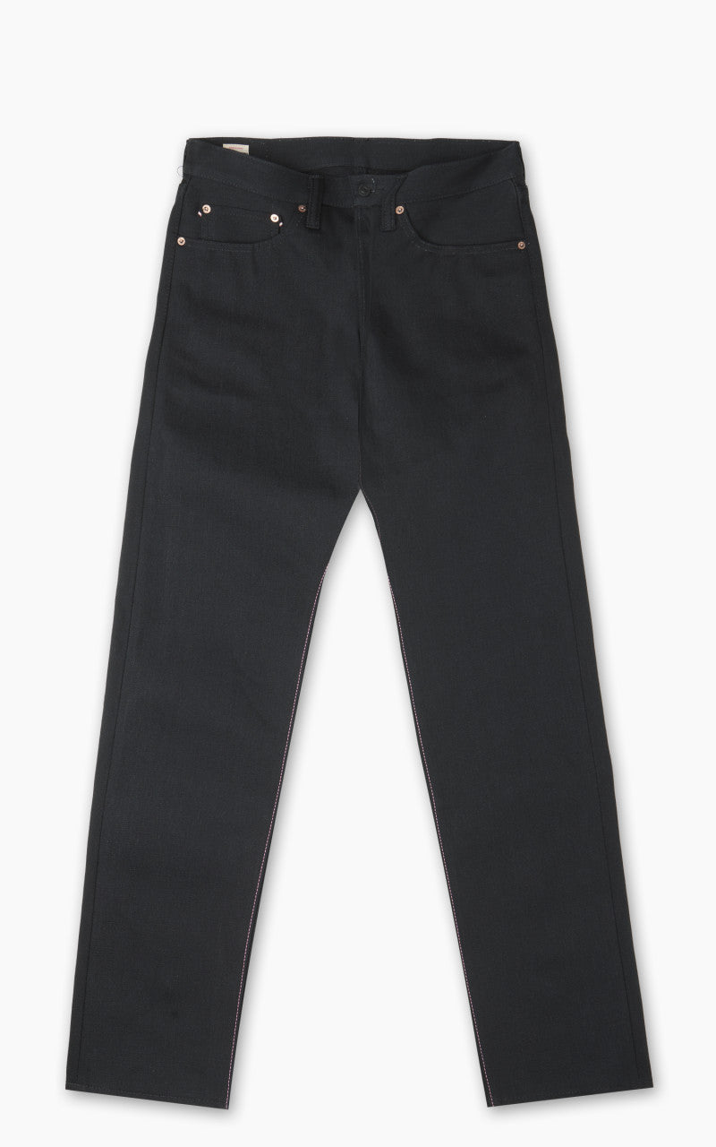 Momotaro Jeans 0605-B Black x Black Natural Tapered Selvedge 15.7oz