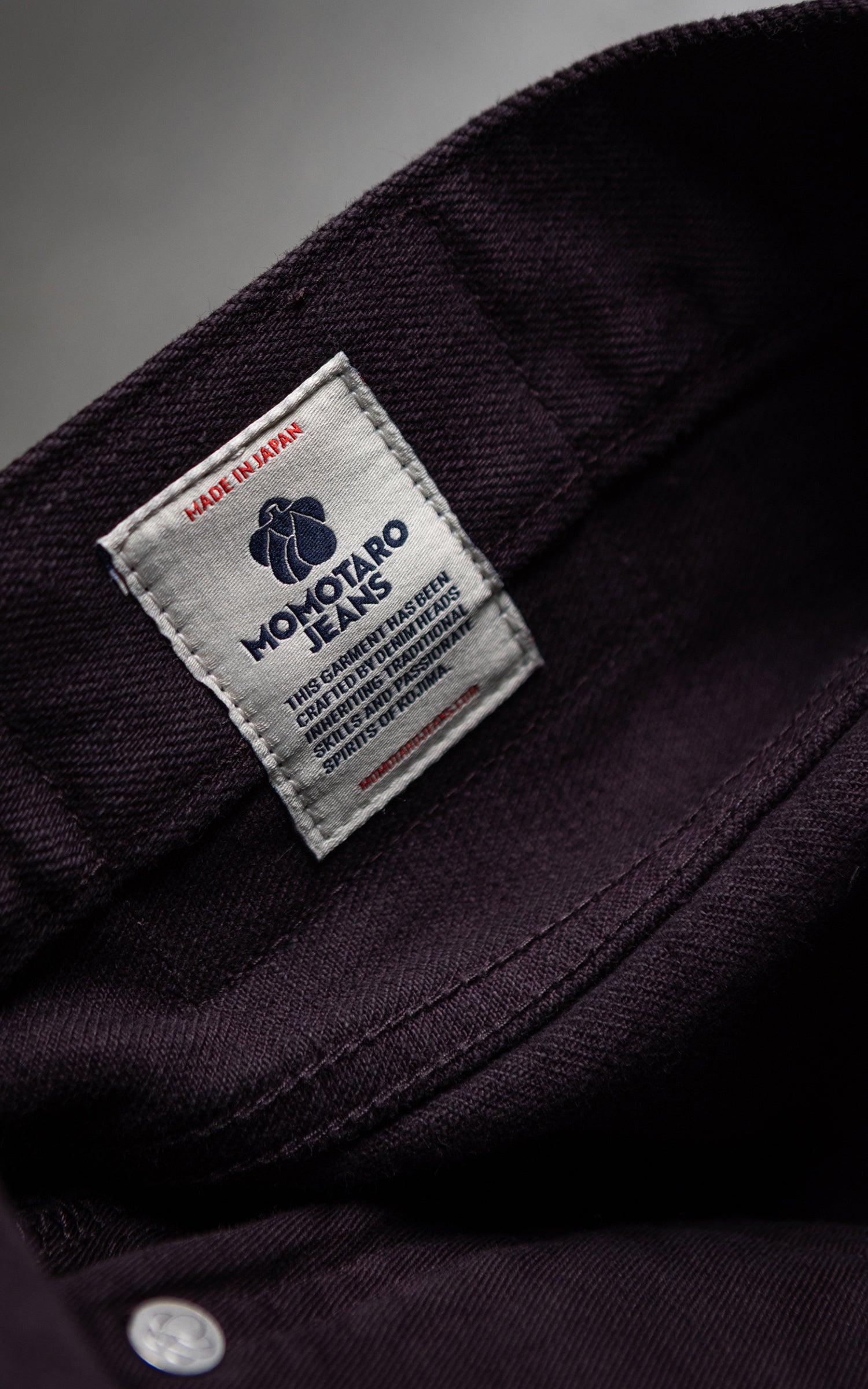 MOMOTARO JEANS MMJB6401 #100 Shikon Straight Denim Purple