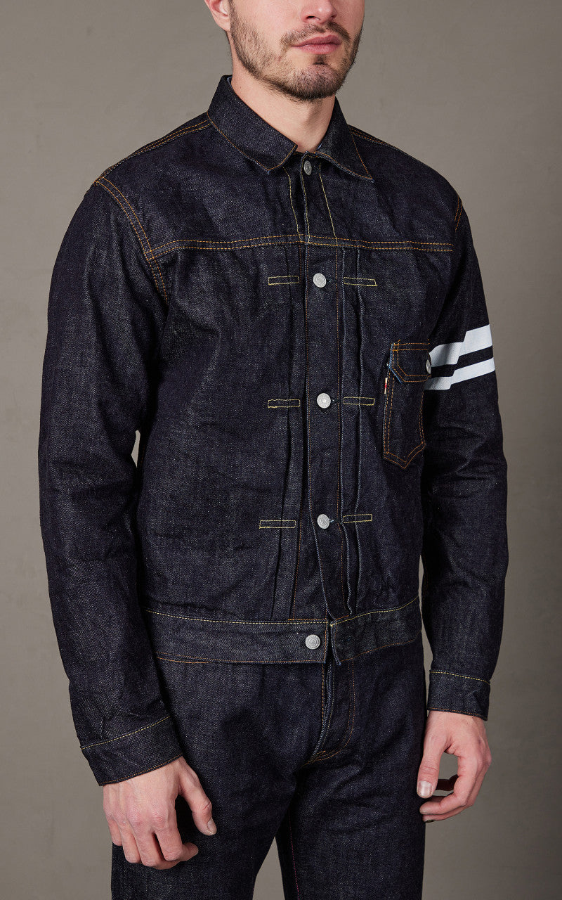 Momotaro Jeans 1105SP Type 1 Denim Jacket Rinsed Indigo 15.7oz