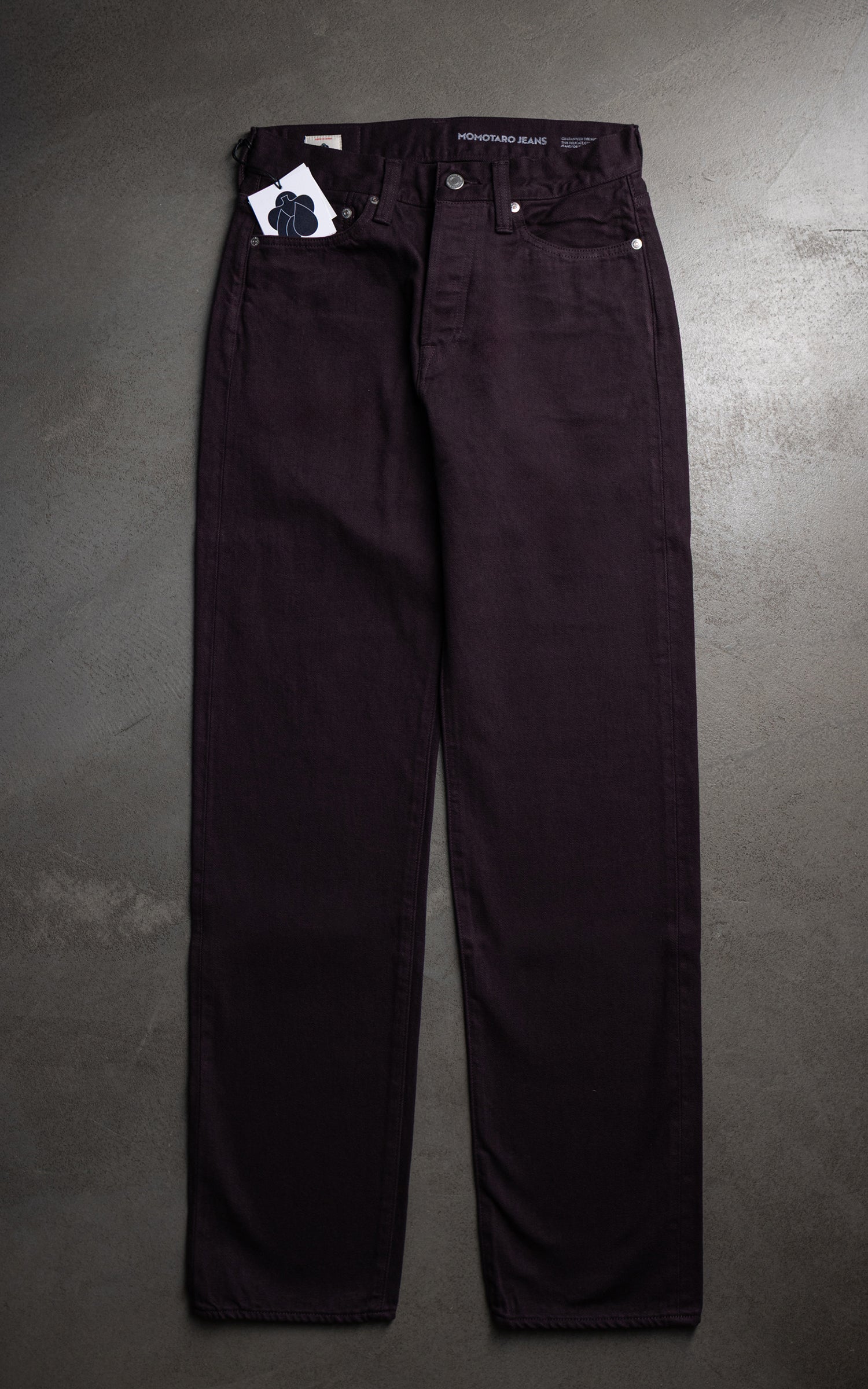 MOMOTARO JEANS MMJB6401 #100 Shikon Straight Denim Purple