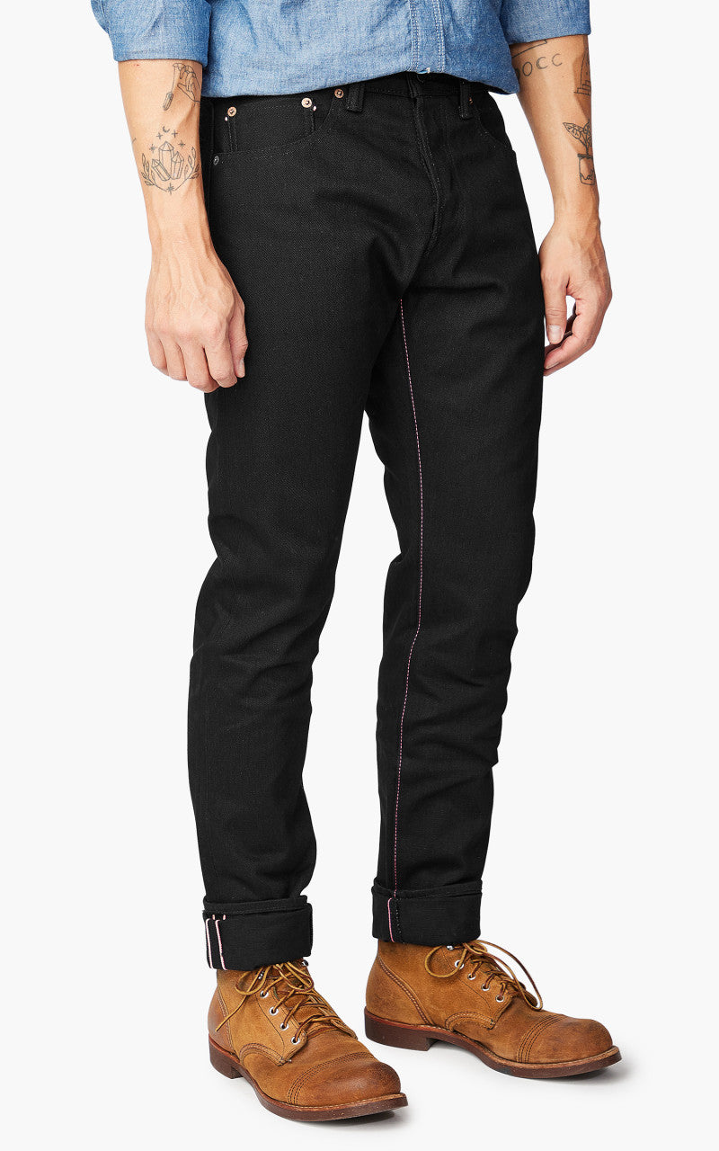 Momotaro Jeans B0405-SP Zimbabwe Cotton Black x Black GTB 15.7oz
